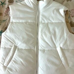 white puffy jacket